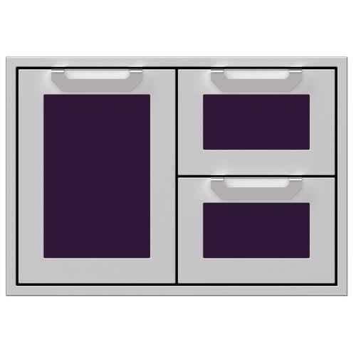 Hestan Hestan 30" Double Drawer and Door Storage Combo Lush Purple AGSDR30-PP Outdoor Kitchen Door, Drawer & Cabinet