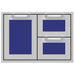 Hestan Hestan 30" Double Drawer and Door Storage Combo Prince Blue AGSDR30-BU Outdoor Kitchen Door, Drawer & Cabinet