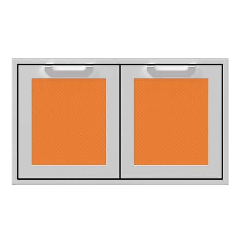 Hestan Hestan 30" Double Storage Doors Citra Orange AGSD30-OR Outdoor Kitchen Door, Drawer & Cabinet