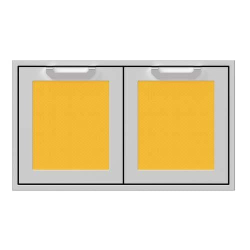 Hestan Hestan 30" Double Storage Doors Sol Yellow AGSD30-YW Outdoor Kitchen Door, Drawer & Cabinet