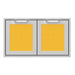 Hestan Hestan 30" Double Storage Doors Sol Yellow AGSD30-YW Outdoor Kitchen Door, Drawer & Cabinet