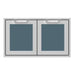 Hestan Hestan 36" Double Access Doors Pacific Fog Dark Gray AGAD36-GG Outdoor Kitchen Door, Drawer & Cabinet