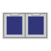 Hestan Hestan 36" Double Access Doors Prince Blue AGAD36-BU Outdoor Kitchen Door, Drawer & Cabinet