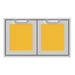 Hestan Hestan 36" Double Access Doors Sol Yellow AGAD36-YW Outdoor Kitchen Door, Drawer & Cabinet
