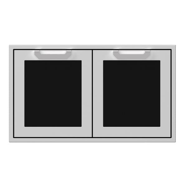 Hestan Hestan 36" Double Access Doors Stealth Black AGAD36-BK Outdoor Kitchen Door, Drawer & Cabinet