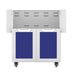 Hestan Hestan 36" Double Door Grill Cart Prince Blue GCD36-BU Accessory Cart & Table