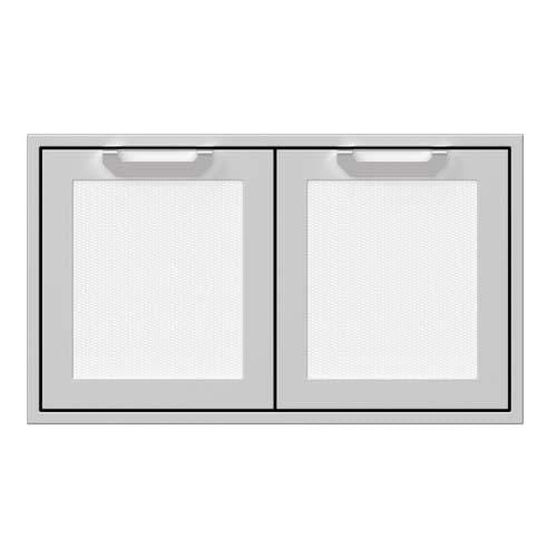 Hestan Hestan 36" Double Sealed Pantry Storage Doors Froth AGLP36-WH Outdoor Kitchen Door, Drawer & Cabinet