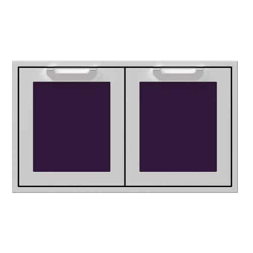 Hestan Hestan 36" Double Sealed Pantry Storage Doors Lush Purple AGLP36-PP Outdoor Kitchen Door, Drawer & Cabinet