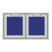 Hestan Hestan 36" Double Sealed Pantry Storage Doors Prince Blue AGLP36-BU Outdoor Kitchen Door, Drawer & Cabinet