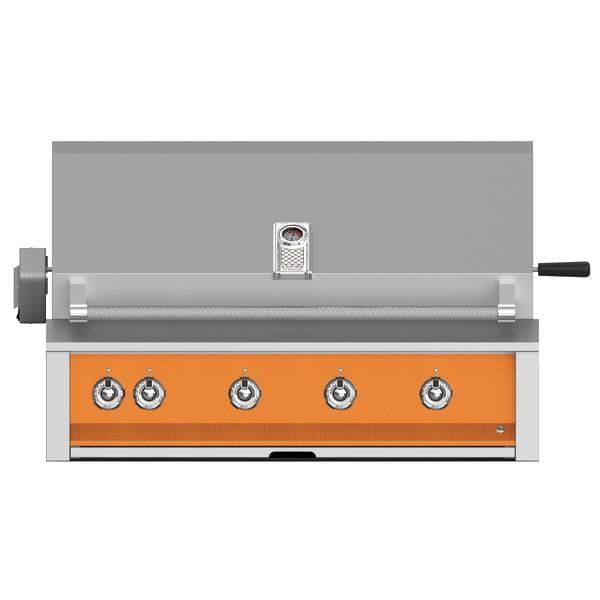 Hestan Hestan 42" Built-In Aspire BBQ with Rotisserie Citra Orange / Natural Gas / 0 EABR42-NG-OR Built-in Gas Grill