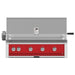 Hestan Hestan 42" Built-In Aspire BBQ with Rotisserie Matador Red / Natural Gas / 0 EABR42-NG-RD Built-in Gas Grill