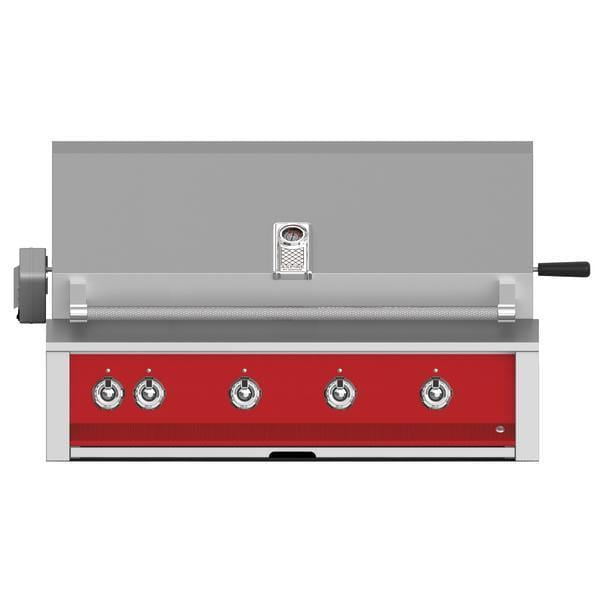 Hestan Hestan 42" Built-In Aspire BBQ with Rotisserie Matador Red / Propane / 1 EMBR42-LP-RD Built-in Gas Grill