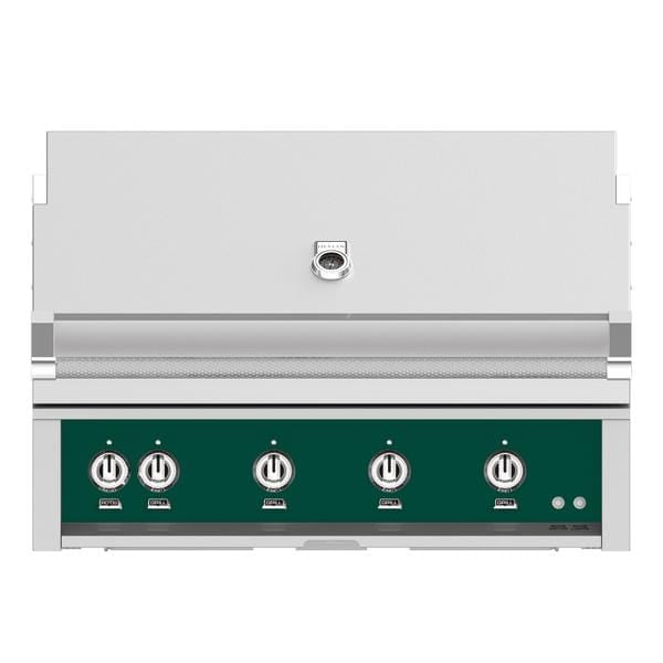 Hestan Hestan 42" Built-In BBQ Grove Green / Natural Gas / 1 GMBR42-NG-GR Built-in Gas Grill