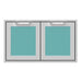 Hestan Hestan 42" Double Storage Doors Bora Bora Turquoise AGSD42-TQ Outdoor Kitchen Door, Drawer & Cabinet