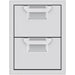 Hestan Hestan Aspire 16" Double Drawers Stainless Steel AEDR16 Outdoor Kitchen Door, Drawer & Cabinet