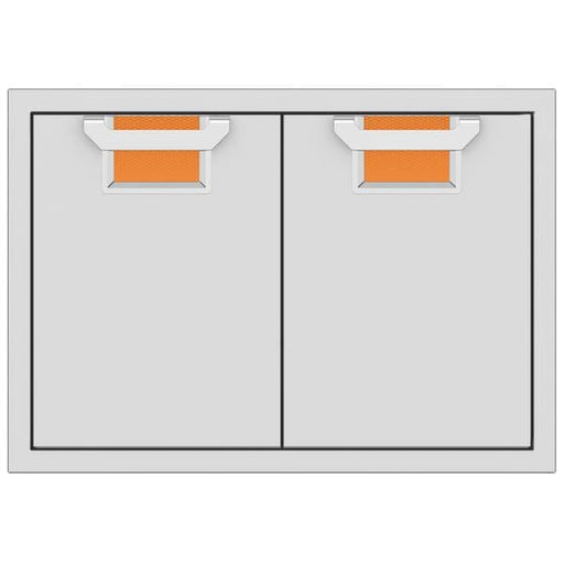 Hestan Hestan Aspire 30" Double Access Doors Citra Orange AEAD30-OR Outdoor Kitchen Door, Drawer & Cabinet