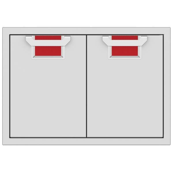 Hestan Hestan Aspire 30" Double Access Doors Matador Red AEAD30-RD Outdoor Kitchen Door, Drawer & Cabinet