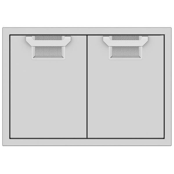 Hestan Hestan Aspire 30" Double Access Doors Stainless Steel AEAD30 Outdoor Kitchen Door, Drawer & Cabinet