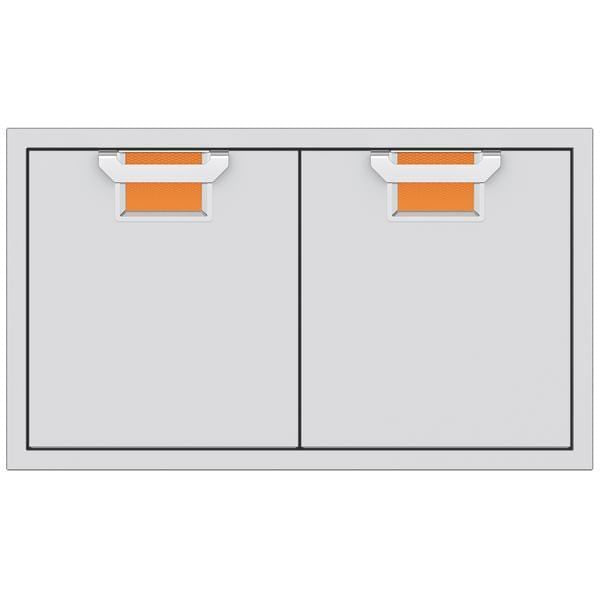 Hestan Hestan Aspire 36" Double Access Doors Citra Orange AEAD36-OR Outdoor Kitchen Door, Drawer & Cabinet