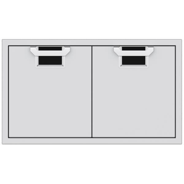 Hestan Hestan Aspire 36" Double Access Doors Stealth Black AEAD36-BK Outdoor Kitchen Door, Drawer & Cabinet