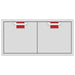 Hestan Hestan Aspire 42" Double Access Doors Matador Red AEAD42-RD Outdoor Kitchen Door, Drawer & Cabinet
