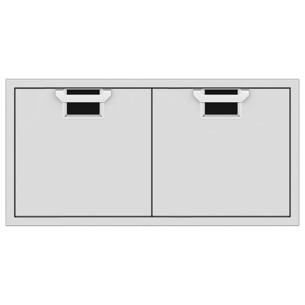 Hestan Hestan Aspire 42" Double Access Doors Stealth Black AEAD42-BK Outdoor Kitchen Door, Drawer & Cabinet