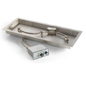 HPC 54"X16" Pbi Firepit Insert W/ H Burner Ng FPPK54X16-H-FLEX-NG