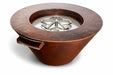 HPC HPC Copper Bowl Series – Hammered Mesa Model (Match Lit Fire/Water Bowl) Standard / Propane MESA32W-MLFPK-LP Patio Heater