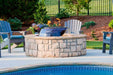 HPC HPC Evolution 360 Water Fire Feature WB52R-TEMP360-EI-NG Firepit Table Round