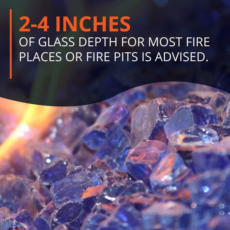 HPC HPC Fire 1/4" Gray Reflective Fire Glass (10lb) FPGLGRAYREFLEC Accessory Firepit 705209439896