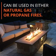 HPC HPC Fire 1/4" Gray Reflective Fire Glass (10lb) FPGLGRAYREFLEC Accessory Firepit 705209439896