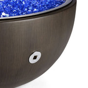 HPC HPC Fire Aluminum Spun Fire Bowl - Walnut WALNUT30MLFPK-NG Firepit Table Round