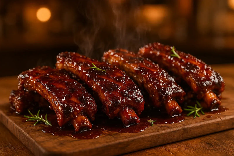Drizzle on Sweet & Spicy BBQ Ribs