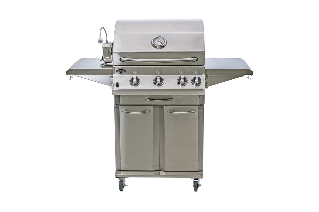 Jackson Grills Jackson Grills LUX 3-Burner BBQ Grill with Cart Stainless Steel / Propane JLS550-LP Freestanding Gas Grill