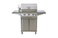 Jackson Grills Jackson Grills LUX 3-Burner BBQ Grill with Cart Stainless Steel / Propane JLS550-LP Freestanding Gas Grill