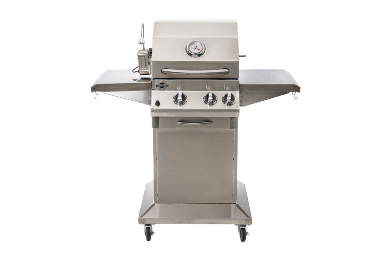 Jackson Grills Jackson Grills LUX 400 Stainless Steel 2-Burner BBQ Grill with Infrared Rotisserie Freestanding Gas Grill