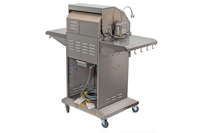 Jackson Grills Jackson Grills LUX 400 Stainless Steel 2-Burner BBQ Grill with Infrared Rotisserie Freestanding Gas Grill