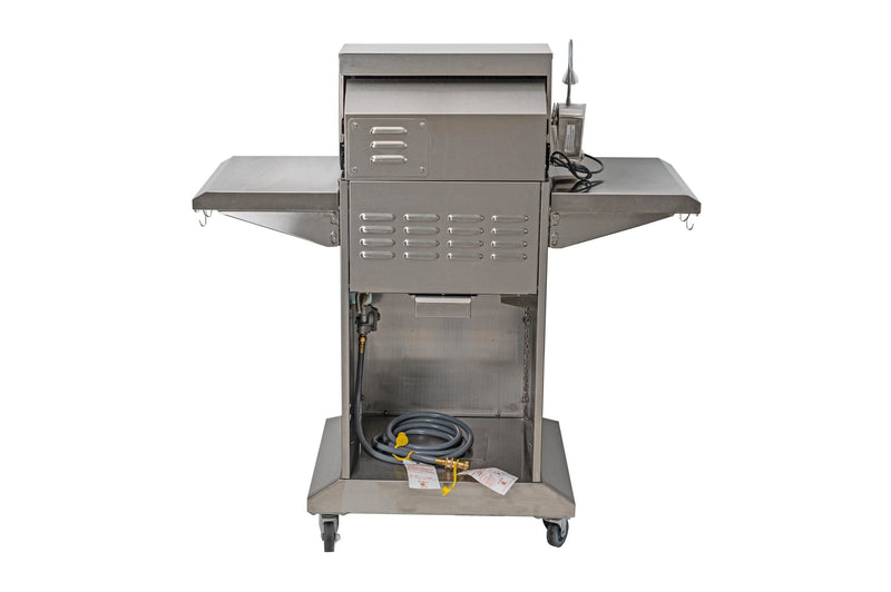 Jackson Grills Jackson Grills LUX 400 Stainless Steel 2-Burner BBQ Grill with Infrared Rotisserie Freestanding Gas Grill