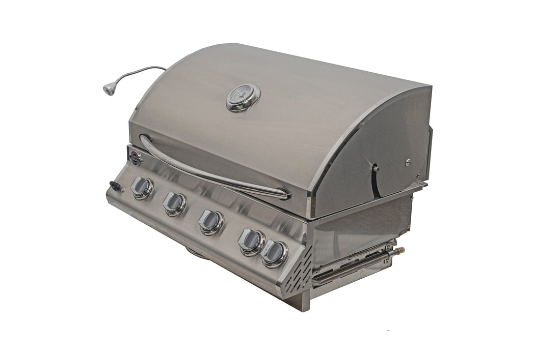 Jackson Grills Jackson Grills Supreme 700 4-Burner Built-In Stainless Steel BBQ Grill Built-in Gas Grill