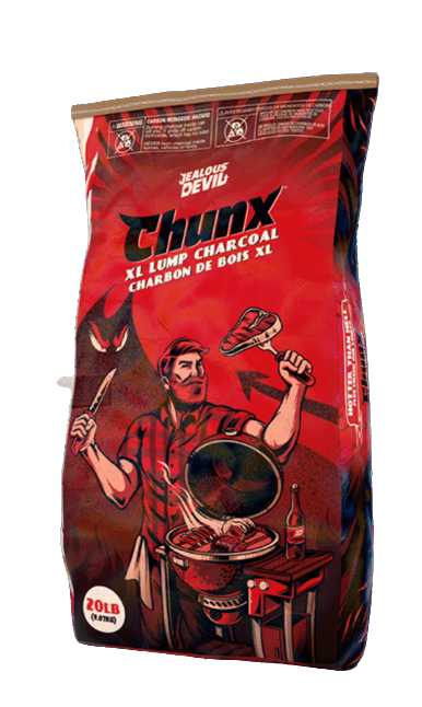 Jealous Devil Jealous Devil Lump Charcoal - Chunx  (20lb Paper Bag) JDCHXXL20FR Accessory Charcoal