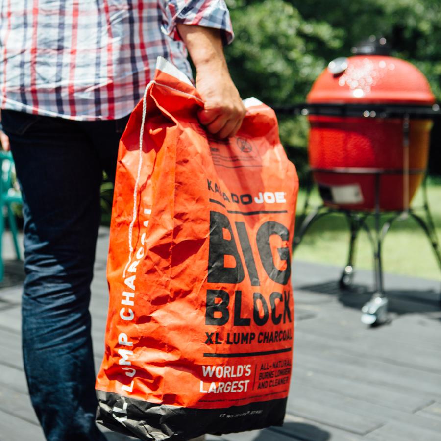 Kamado Joe Kamado Joe 100% Natural Big Block XL Lump Charcoal (20lb Bag) KJ-CHAR Accessory Charcoal 811738021225