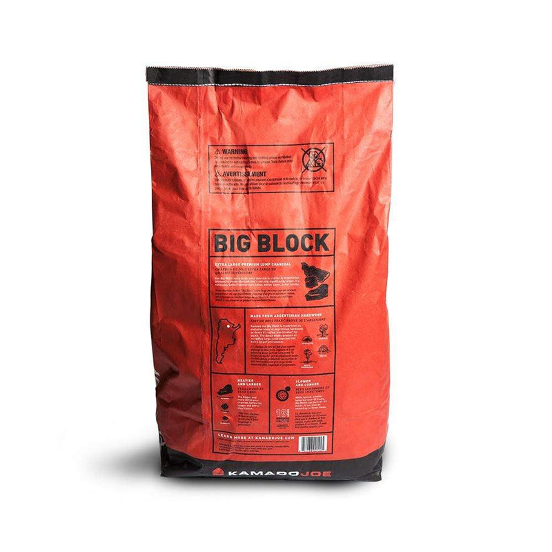 Kamado Joe Kamado Joe 100% Natural Big Block XL Lump Charcoal (20lb Bag) KJ-CHAR Accessory Charcoal 811738021225
