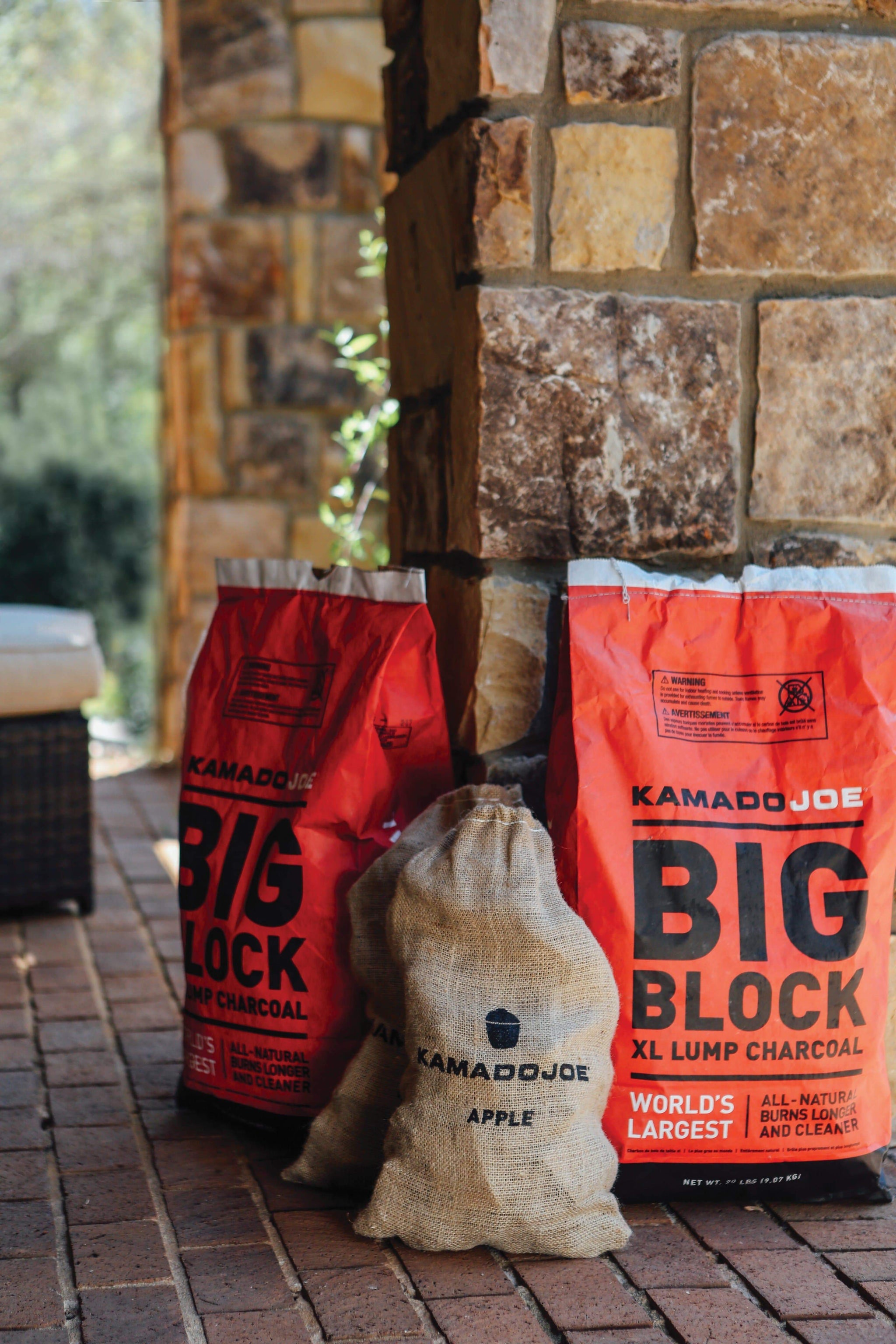 Kamado Joe Kamado Joe 100% Natural Big Block XL Lump Charcoal (20lb Bag) KJ-CHAR Accessory Charcoal 811738021225