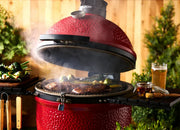 Kamado Joe Kamado Joe Big Joe II 24" Ceramic Charcoal Grill & Smoker with Cart & Wheels BJ24RHC Charcoal / Red BJ24RHC Freestanding Kamado Grill 811738021454