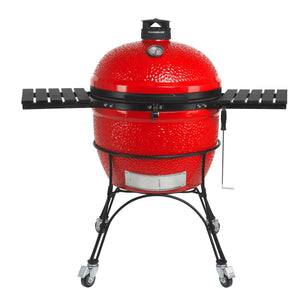 Kamado Joe Big Joe II 24" Ceramic Charcoal Grill & Smoker with Cart & Wheels BJ24RHC