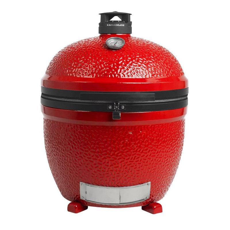 Kamado Joe Kamado Joe Big Joe II 24" Standalone Ceramic Charcoal Grill & Smoker BJ24NRHC Charcoal / Red BJ24NRHC Freestanding Kamado Grill 811738021553