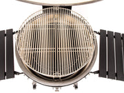 Kamado Joe Kamado Joe Big Joe III 24" Ceramic Charcoal Grill & Smoker with Cart & Wheels KJ15041021 Charcoal / Red KJ15041021 Freestanding Kamado Grill 811738027203