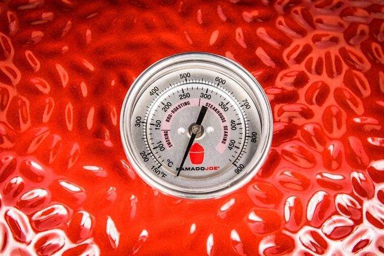 Kamado Joe Kamado Joe Big Joe III 24" Standalone Ceramic Charcoal Grill & Smoker KJ15040821 Charcoal / Red KJ15040821 Freestanding Kamado Grill 811738027180