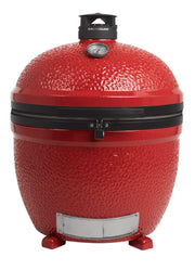 Kamado Joe Kamado Joe Big Joe III 24" Standalone Ceramic Charcoal Grill & Smoker KJ15040821 Charcoal / Red KJ15040821 Freestanding Kamado Grill 811738027180