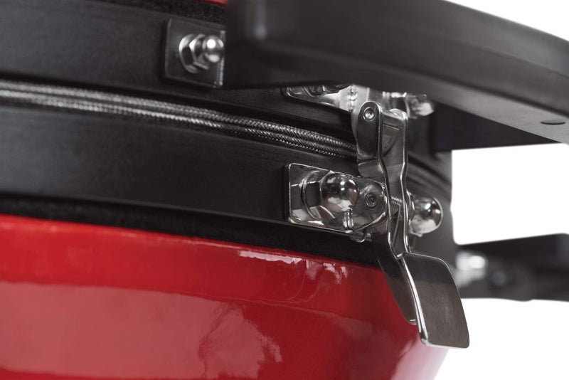 Kamado Joe Kamado Joe Classic II 18" Ceramic Charcoal Grill & Smoker with Cart & Wheels KJ23RHC Charcoal / Red KJ23RHC Freestanding Kamado Grill 811738021447